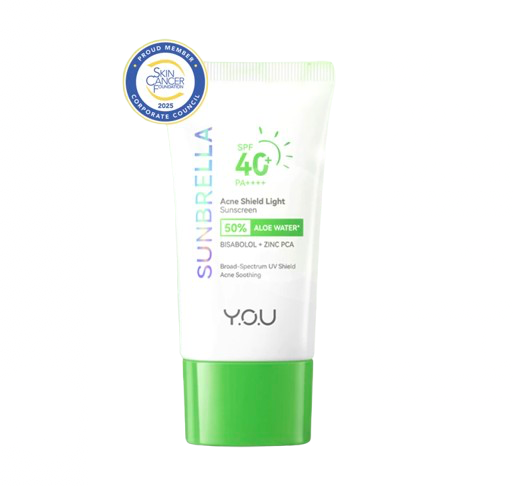 Y.O.U ｜ Sunbrella Acne Shield Light Sunscreen SPF 40+ PA++++ 