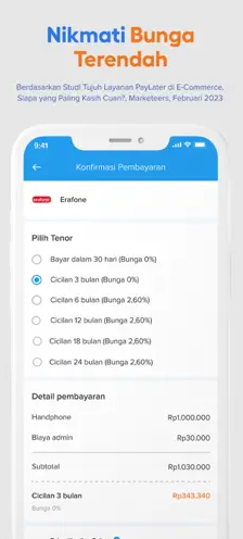 Kredivo - Cicilan s/d 24 bulan 4