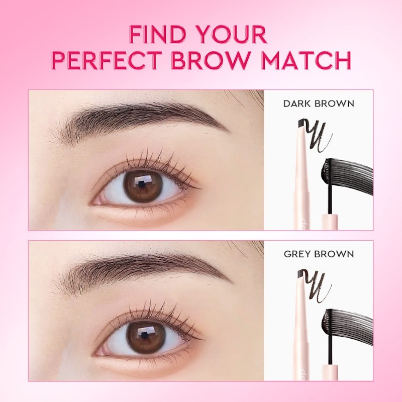 Sea Makeup Browshow Eyebrow Trio Kit Dark Brown 3