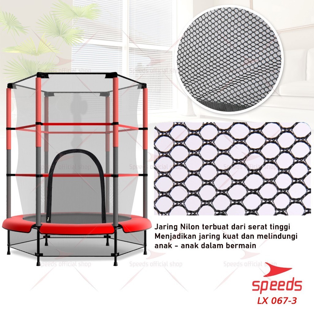 Speeds Indonesia Grosir Speeds Trampoline Anak LX 067-3