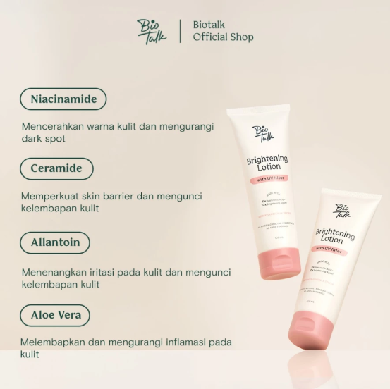 Bionatura Berkat Abadi BioTalk Brightening Lotion