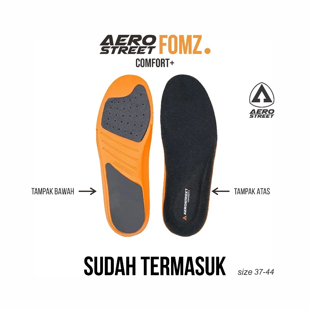 Aerostreet Austin Hitam Hitam 5