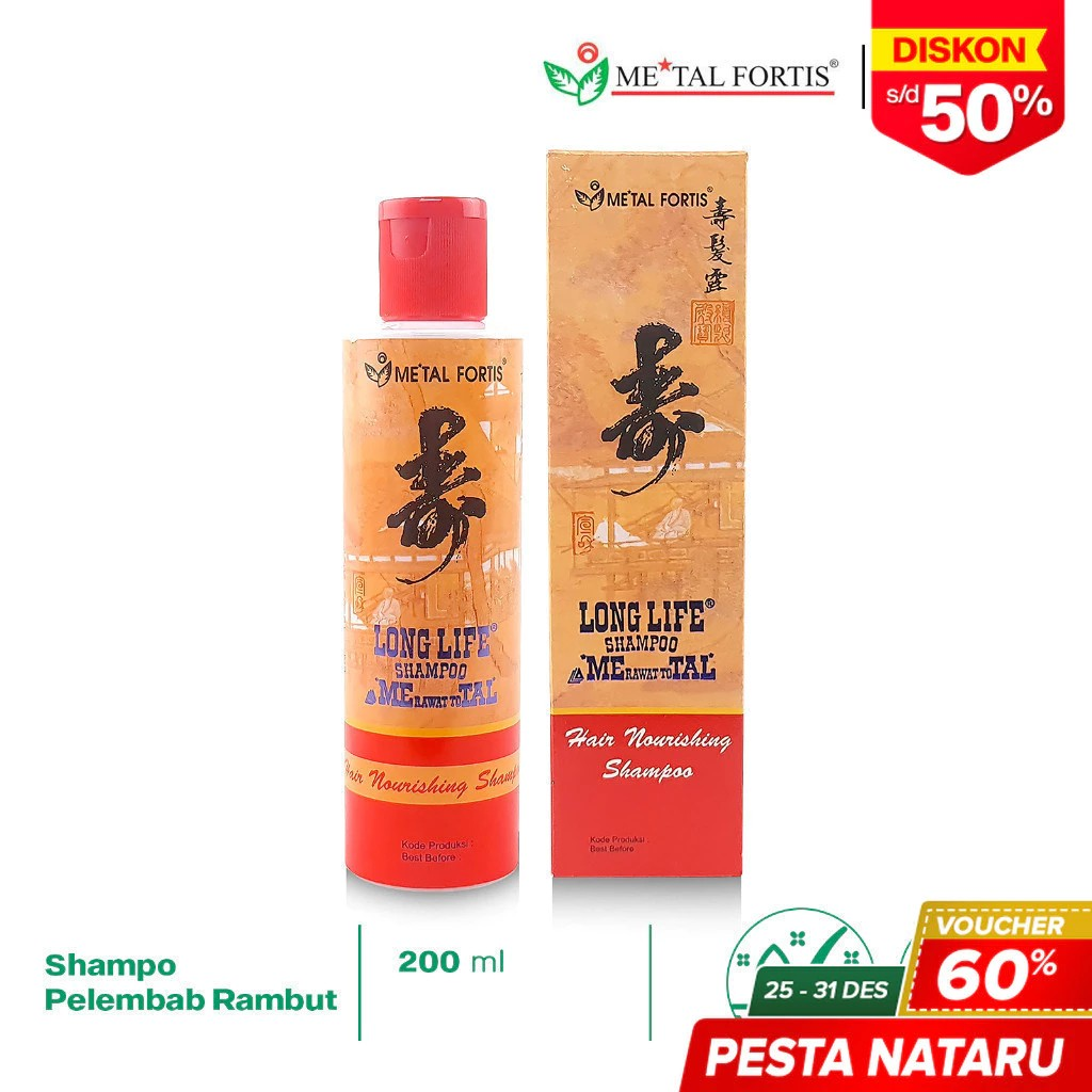 Sunrica Mutiara Metal Fortis Long Life Shampoo
