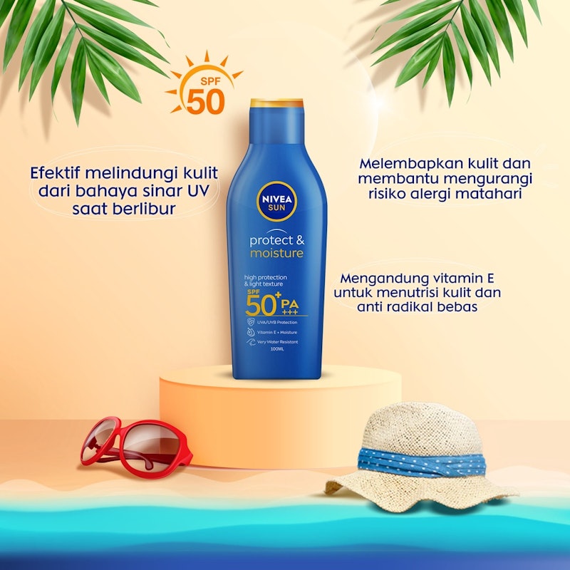 Nivea Sun Protect & Moisture High Protection & Light Texture SPF 50+ 3