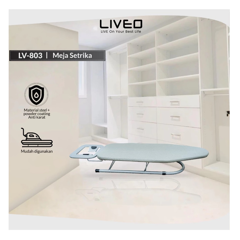 Prima Unggul Jaya Sentosa  LIVEO Meja Setrika Lipat  LV-803 