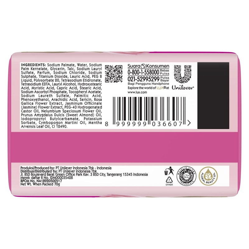 LUX® Botanicals Soft Rose Sabun Batang 3