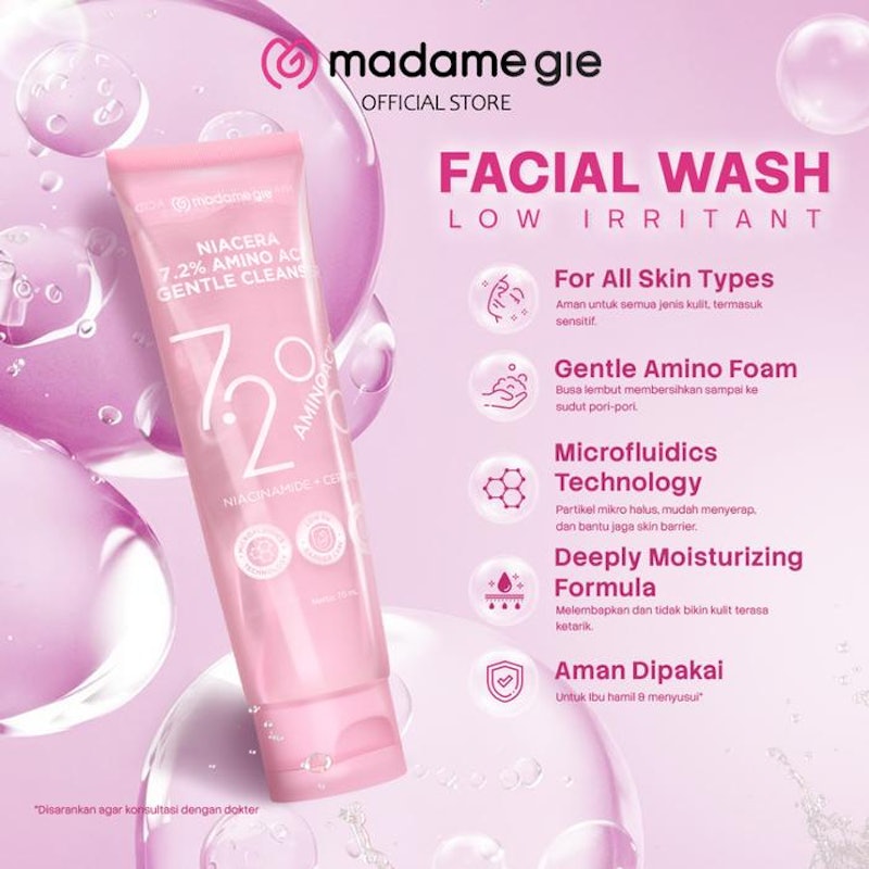 Niacera 7.2% Amino Acid Gentle Cleanser 2
