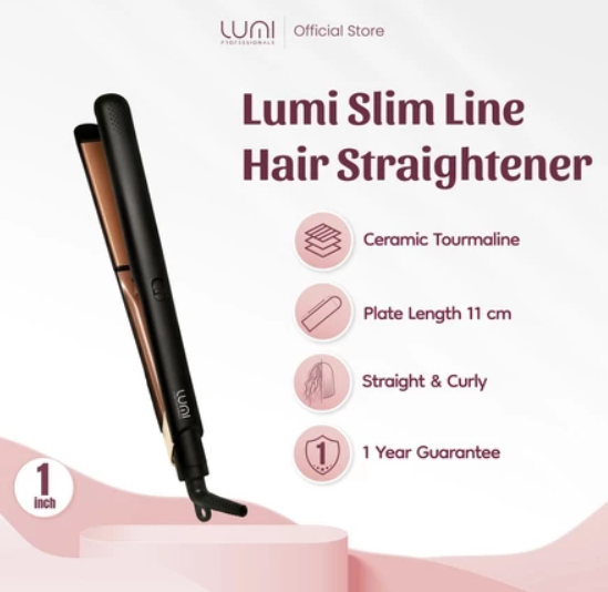 Lumi Professionals Slim Line Hair Straightener 1 inch 2