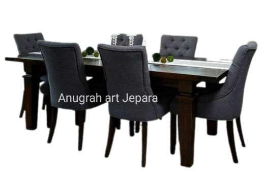 Meja Makan Mewah 6 Kursi