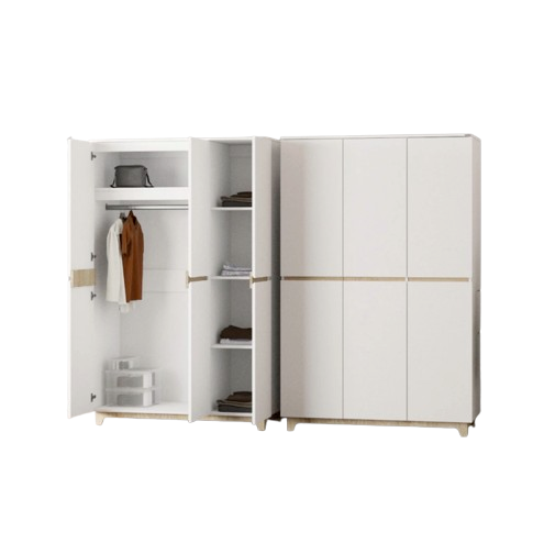 Cubic Luna Milano Lemari Pakaian 3 Pintu