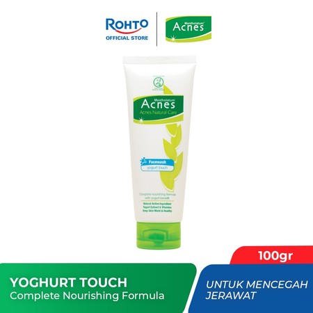 Acnes Natural Care Yogurt Touch Face Wash