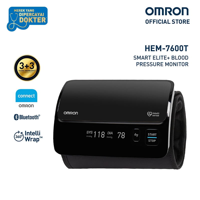 Omron Manufacturing of Indonesia Omron Smart Elite + Blood Pressure Monitor HEM-7600T