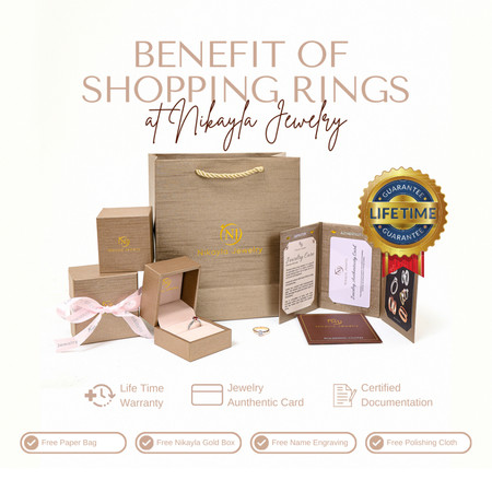 Nikayla Jewelry Nikayla Jewelry Cincin Perak Murni Silver 950