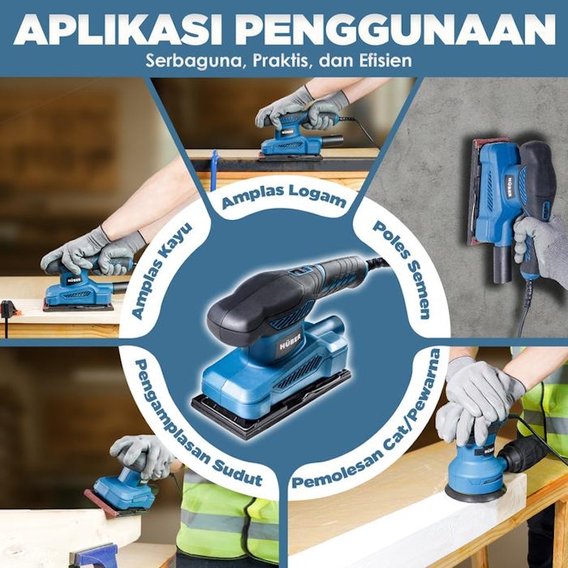 HÜBER Electric Flat Sander 4