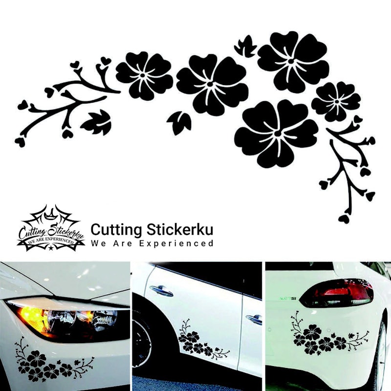 Cutting Stiker Flower Cute 3