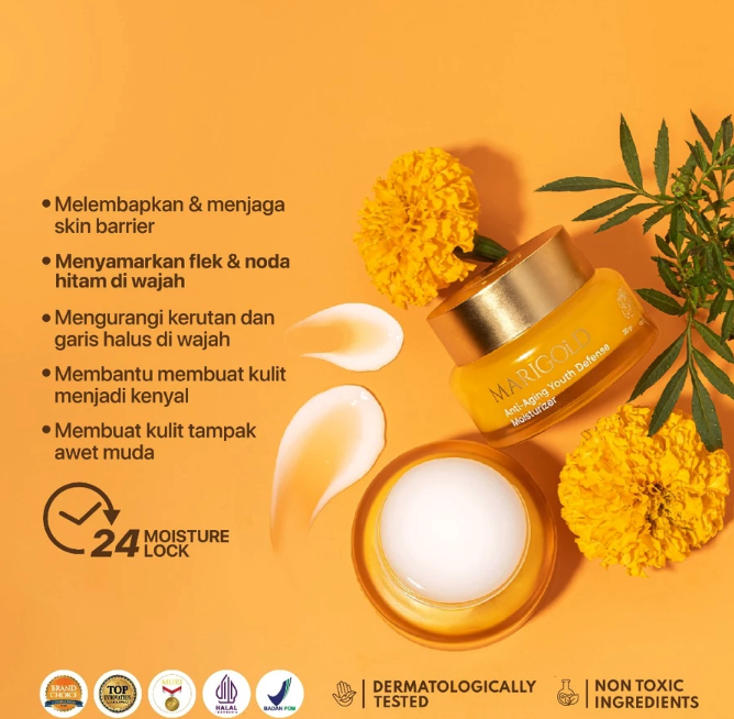 Penta Natural Kosmetindo  N'PURE Marigold Anti-Aging Youth Defense Moisturizer