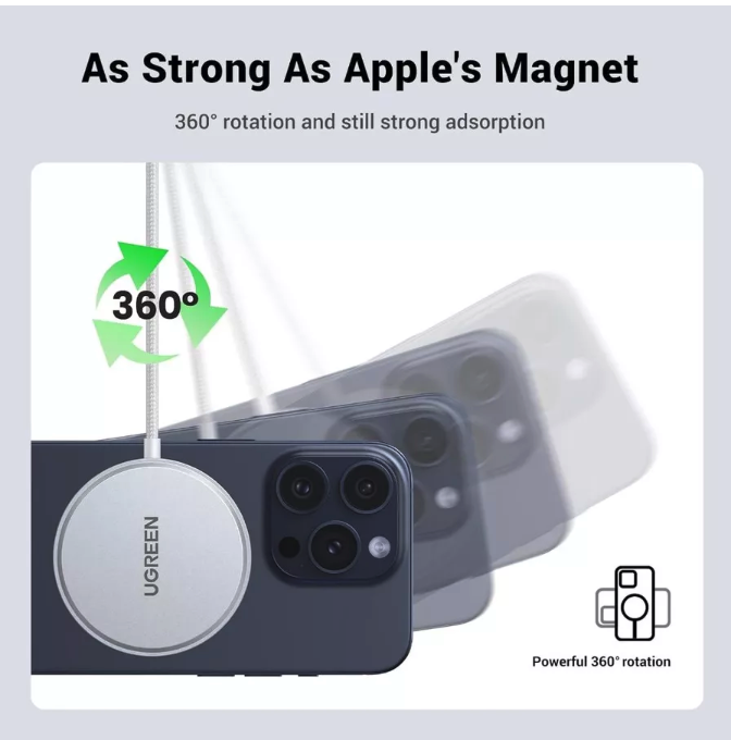 UGREEN Qi2 Magnetic Wireless Charger  35565