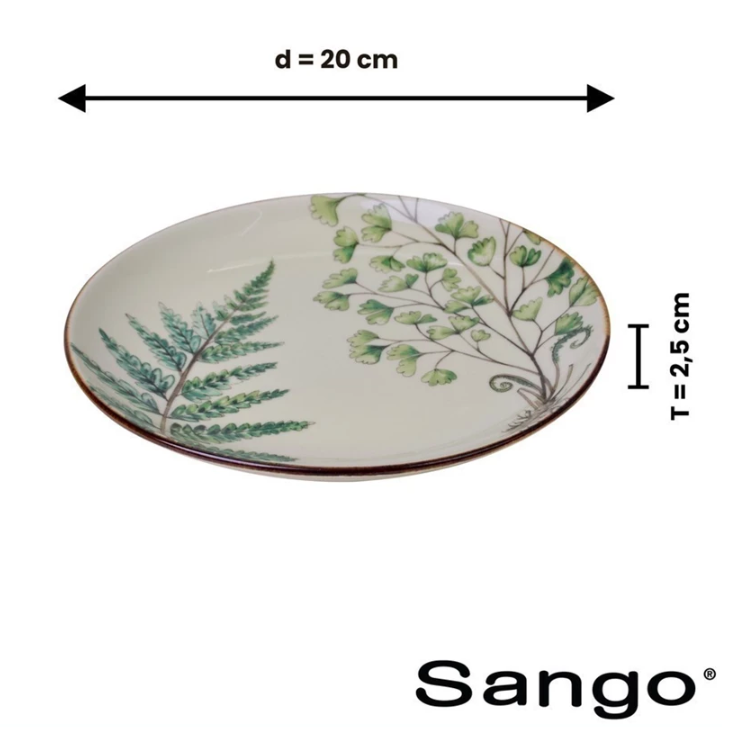 Sango Ceramics Indonesia Sango Set Peralatan Makan Maidenhair (Isi 4)