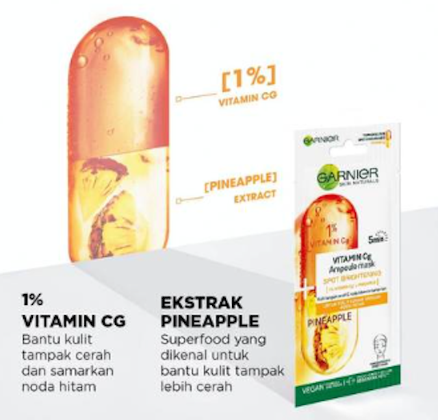 L'Oréal Garnier Ampoule Mask Vitamin C + Pineapple