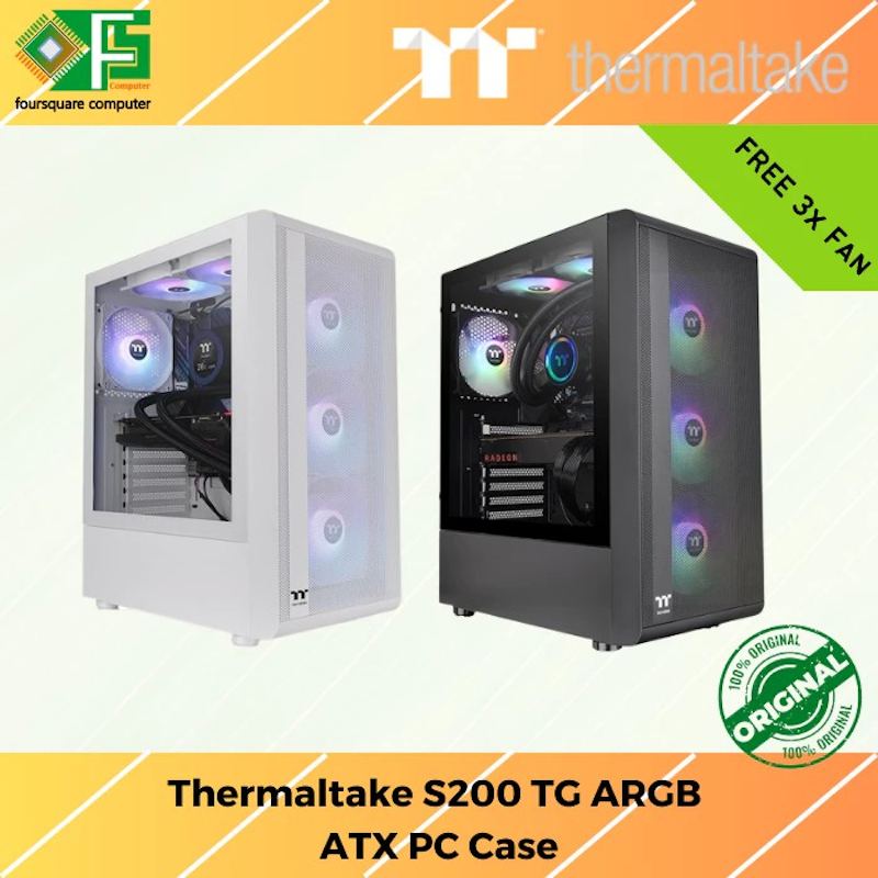 Thermaltake S200 TG ARGB Mid Tower Chassis 2