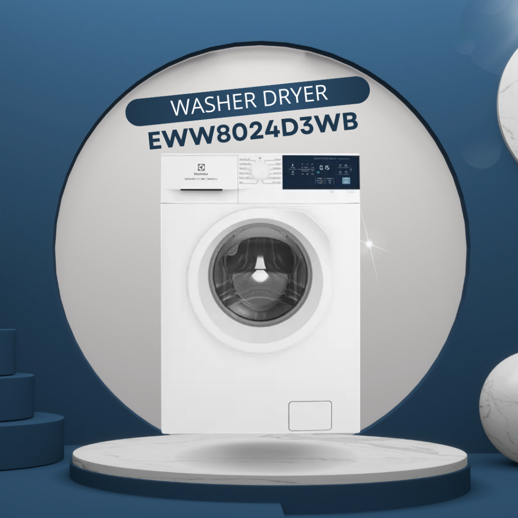 Electrolux AB Electrolux Mesin Cuci Pengering UltimateCare 300 EWW8024D3WB