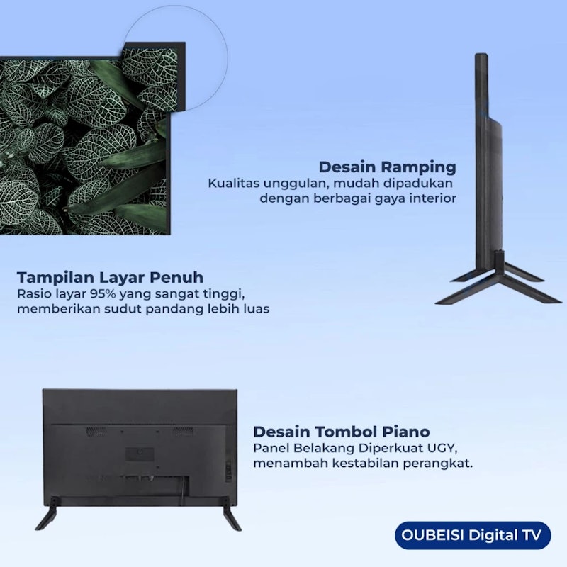 Oubesisi 30 inch TV Digital 5