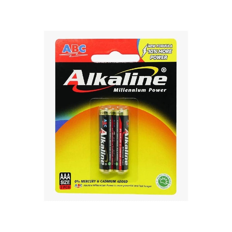 ABC Alkaline AAA Size 2 Pcs 1