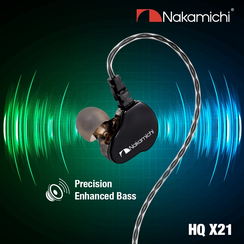 Nakamichi Corporation Nakamichi Dynamic Driver In Ear Monitor Wired  HQ-X20