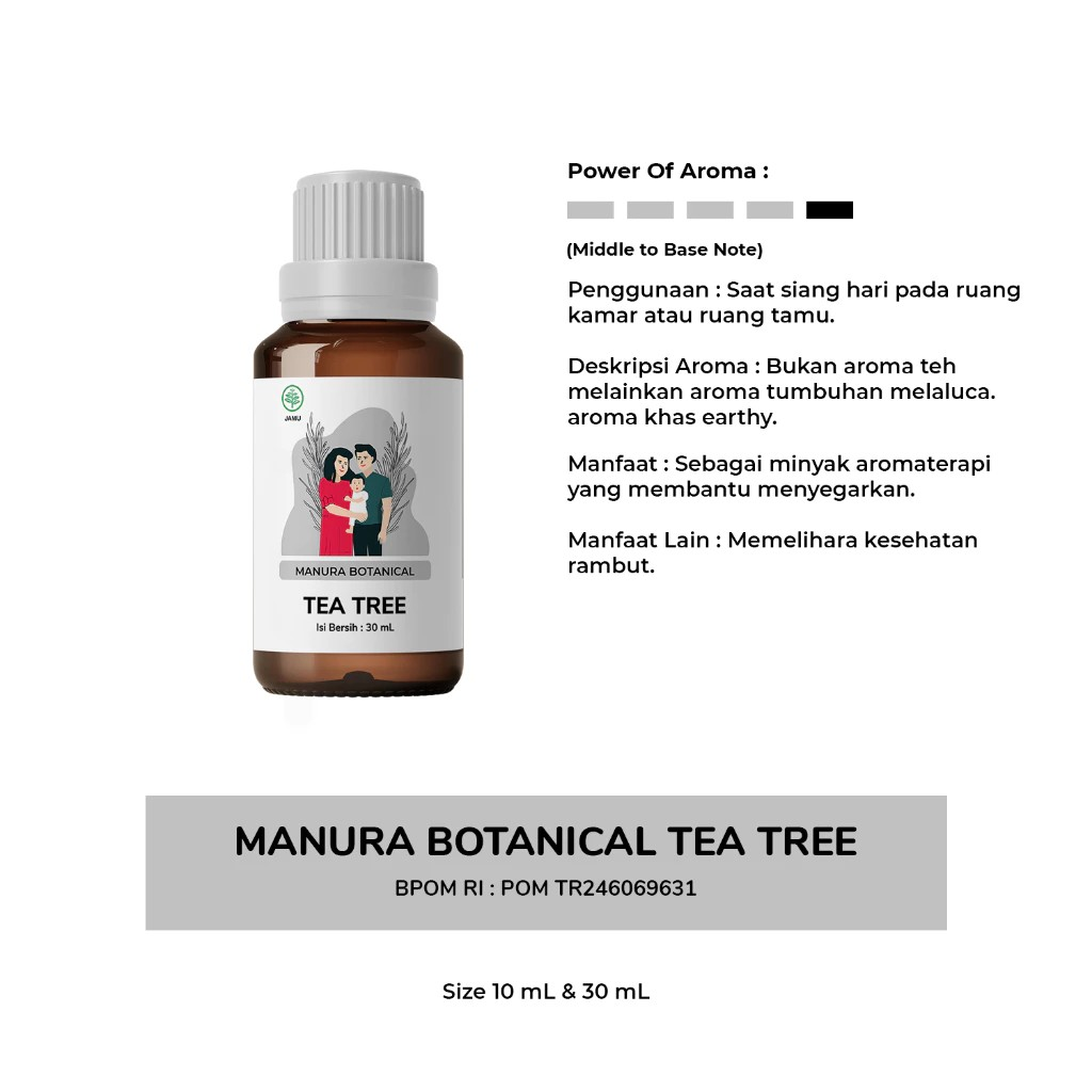 Manura Botanical Indonesia Manura Botanical Tea Tree Oil 