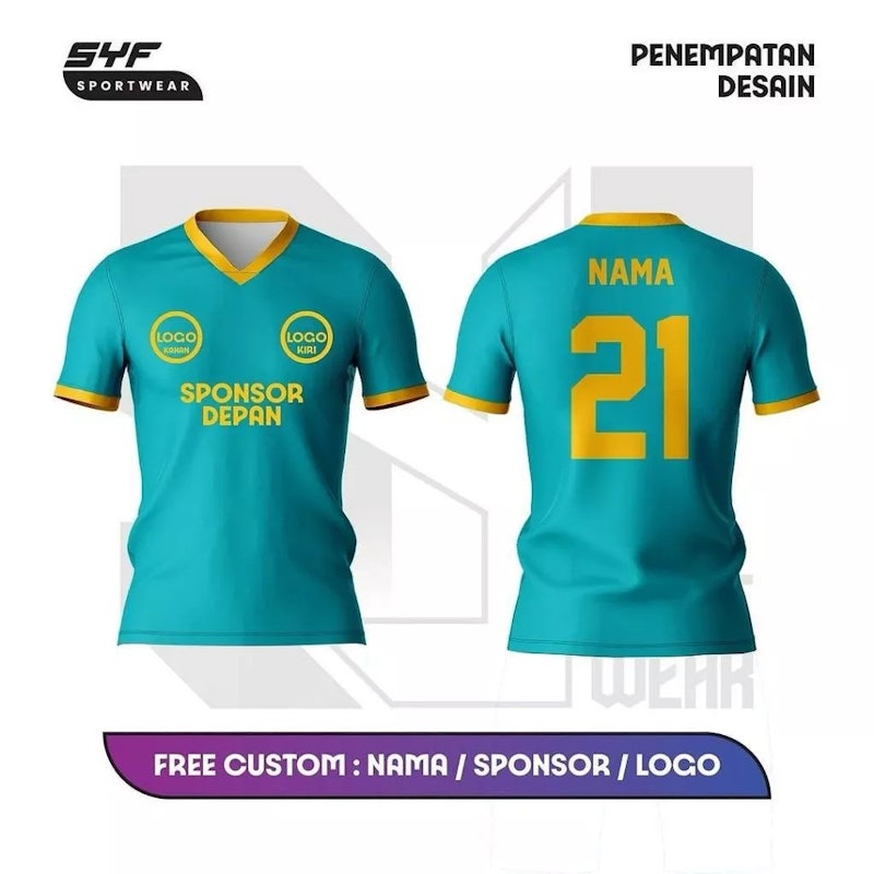 Syf Sportwear Jersey Futsal Full Printing Ethnic Classic 2