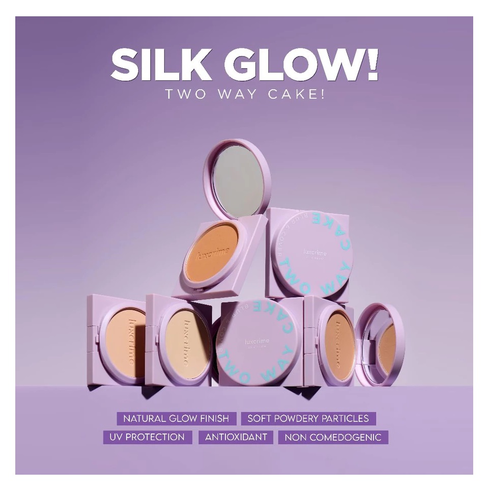 Blur & Cover Two Way Cake Silk Glow Honeycomb 4