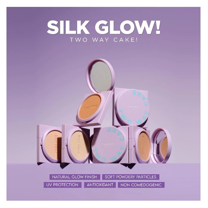 Blur & Cover Two Way Cake Silk Glow Honeycomb 4