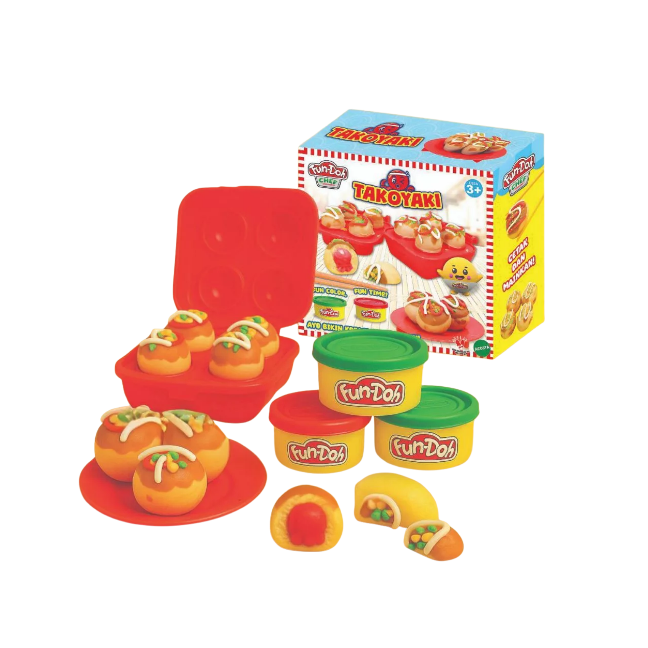 Fun-Doh Plastisin Takoyaki 1