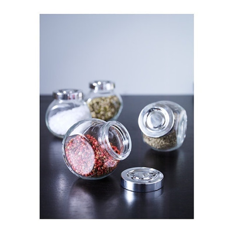 RAJTAN - Spice Jar Glass/Aluminium-Colour 2