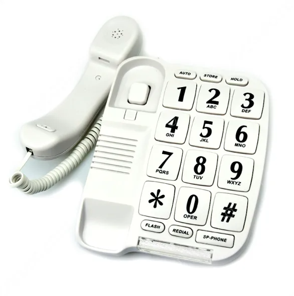 Krisbow  Telepon Basic Tombol Besar 