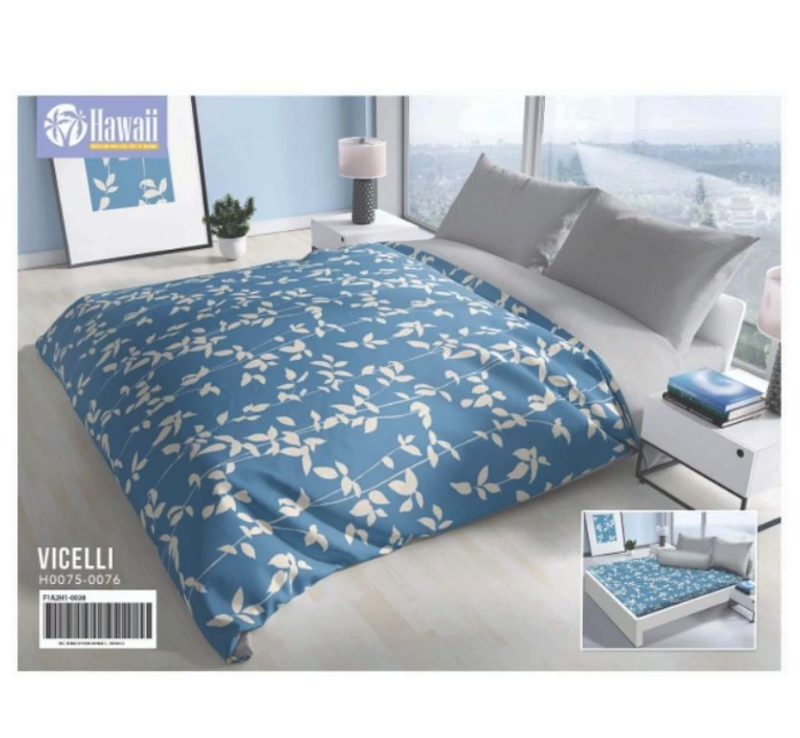 Hawaii Bed Cover King Fitted 2