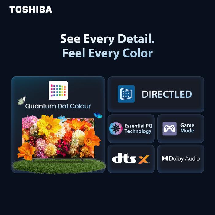 Toshiba Asia Pacific Indonesia Toshiba TV 40" QLED FHD Smart TV 40E37SP