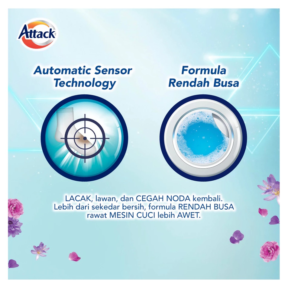 KAO Attack Sensor Matic Deterjen Cair 