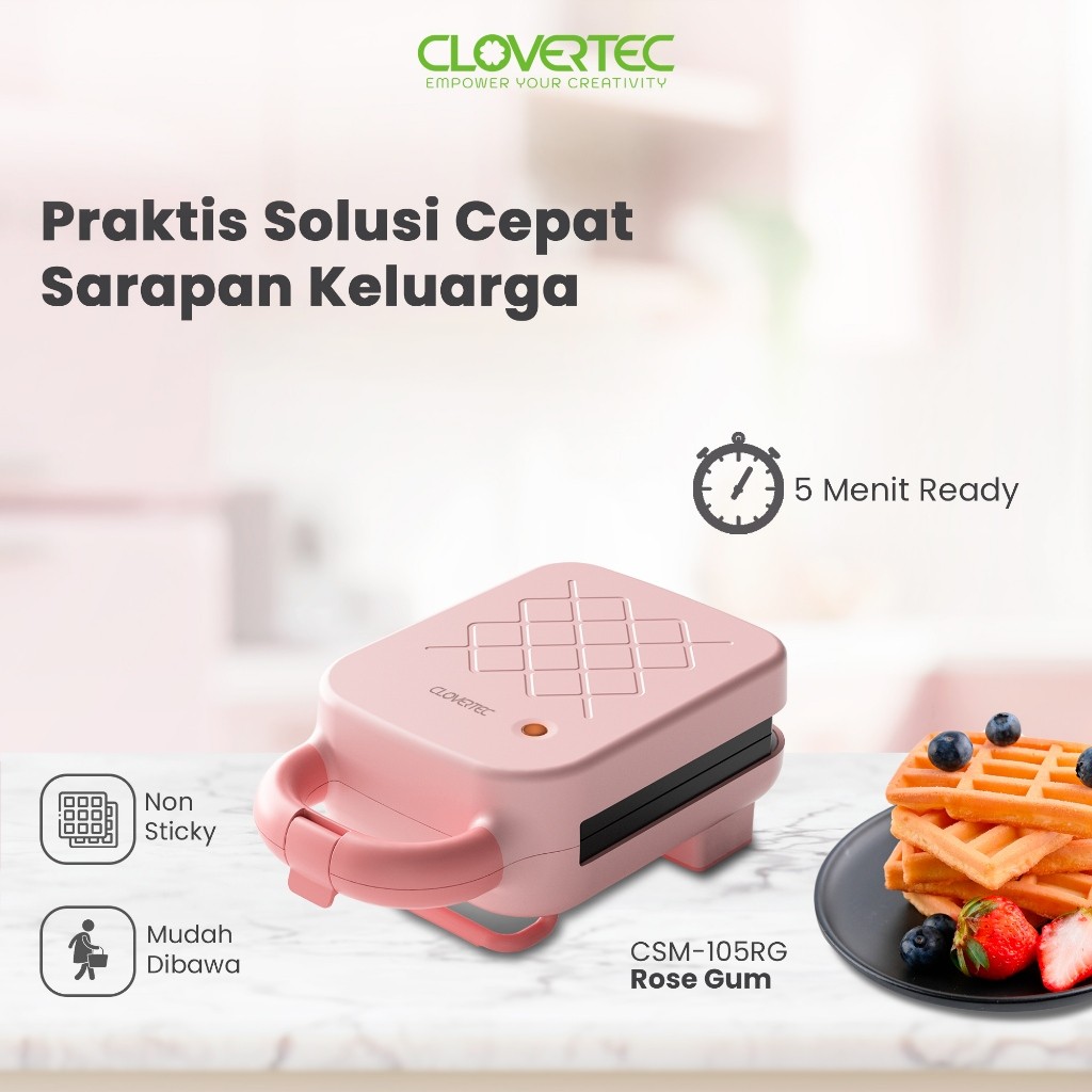 Clovertec 3-in-1 Sandwich Maker 4