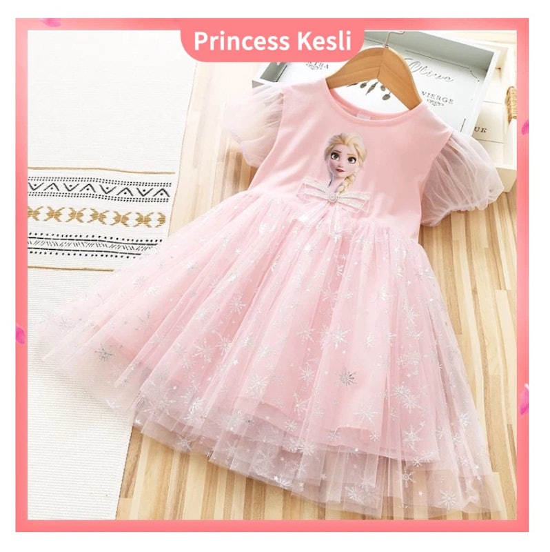 Princess Kesli Gaun Elsa Pita 3