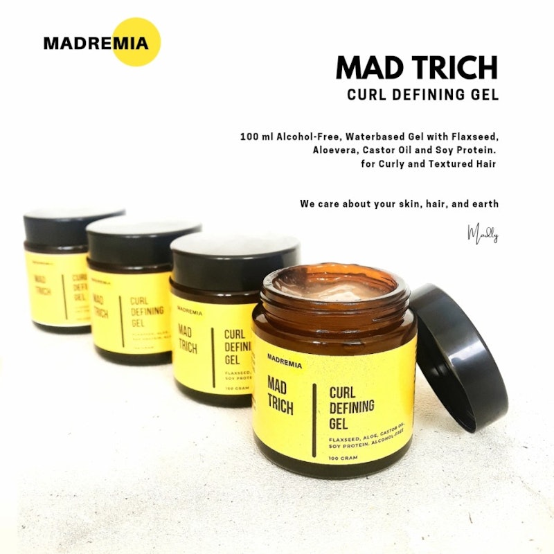 Madremia Mad Trich Curl Defining Gel Medium Hold 3