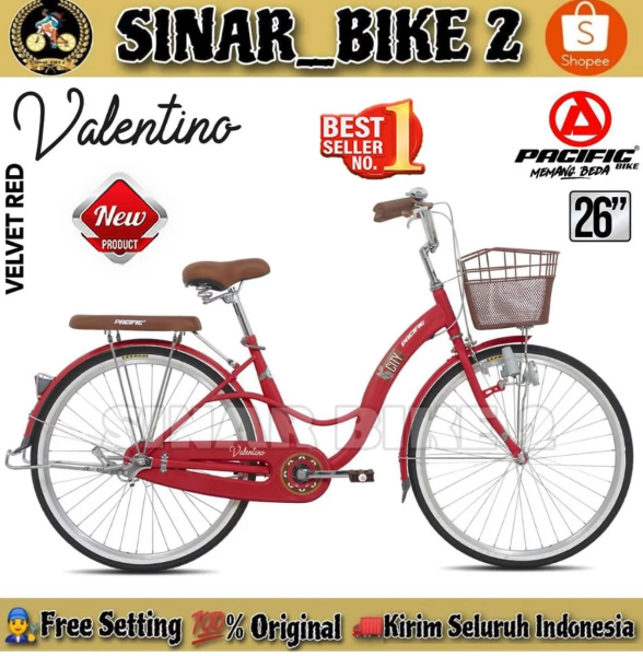 Roda Pasifik Mandiri Pacific Valentino 26 inch
