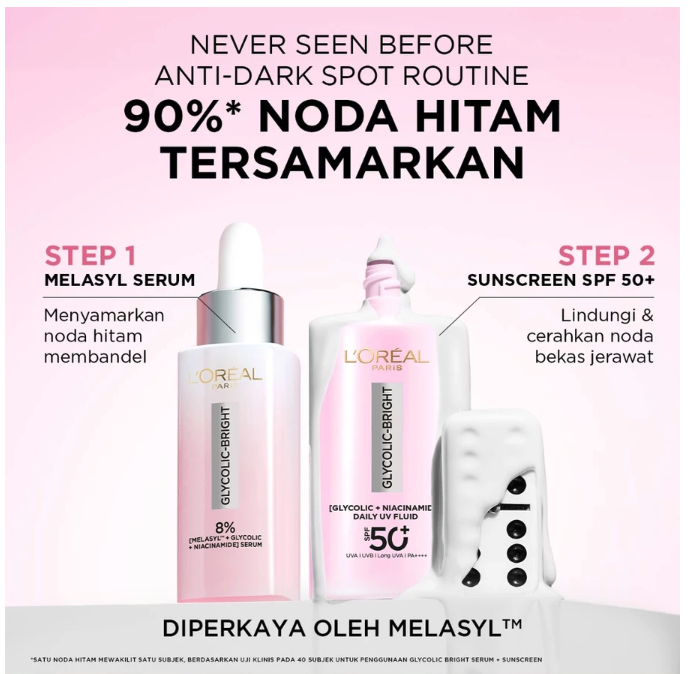 L’Oréal L’Oréal Paris Glycolic Bright Anti-Dark Spot Daily UV Fluid SPF 50+ PA++++