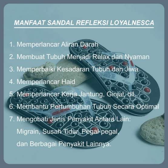  Sandal Pijat Refleksi Selop Kayu