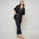 Monellina Tina.CP Piyama Wanita Jumbo Lengan Pendek Satin Polos 1