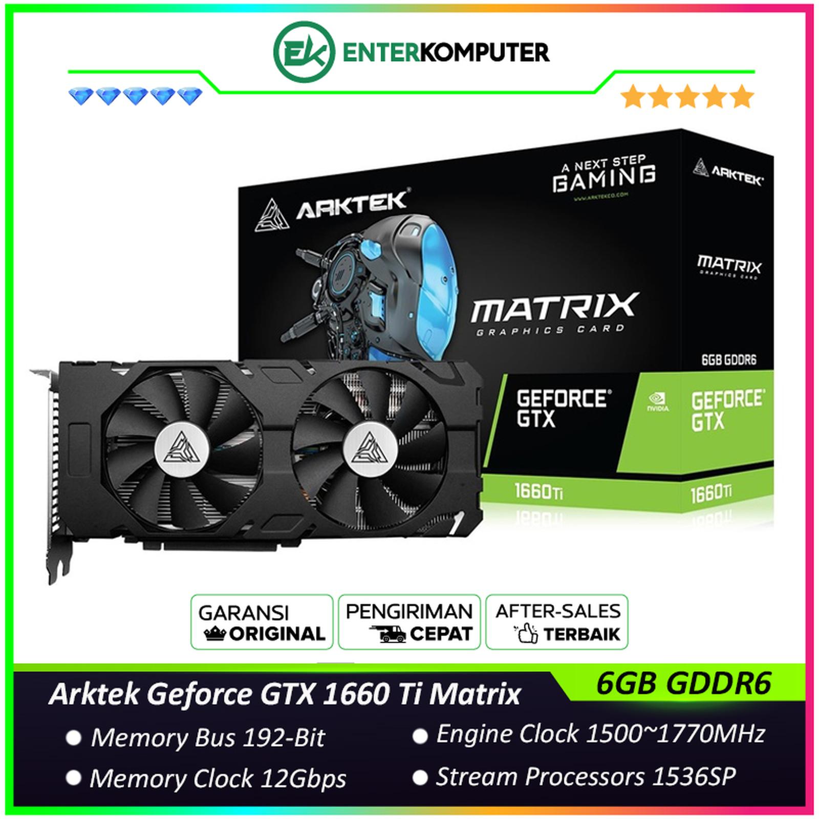 Arktek Geforce GTX 1660 Ti Matrix 5