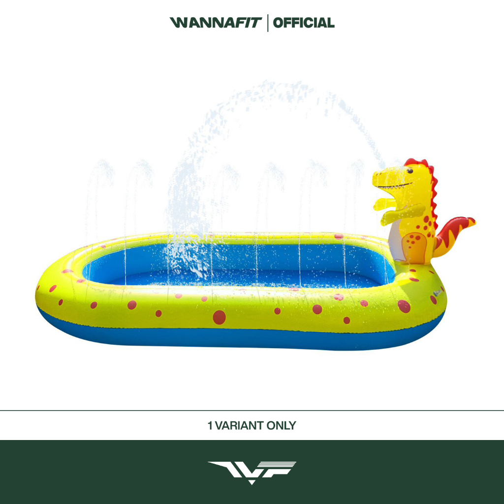  Wannafit Kolam Renang Air Mancur Dinosaurus