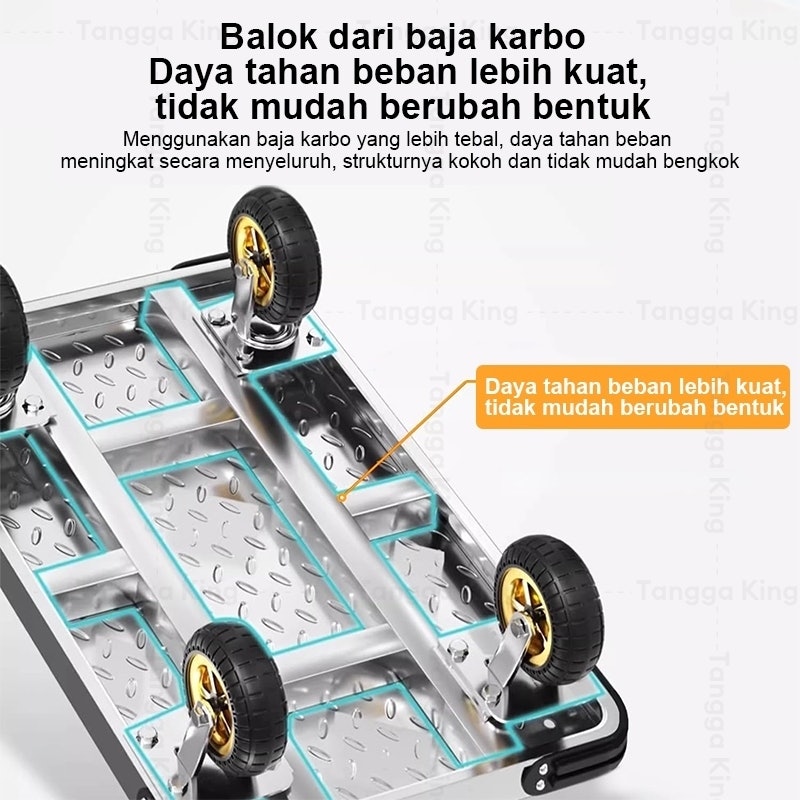 Tonivaso Troli Pelat Baja Lipat Flatbed 5