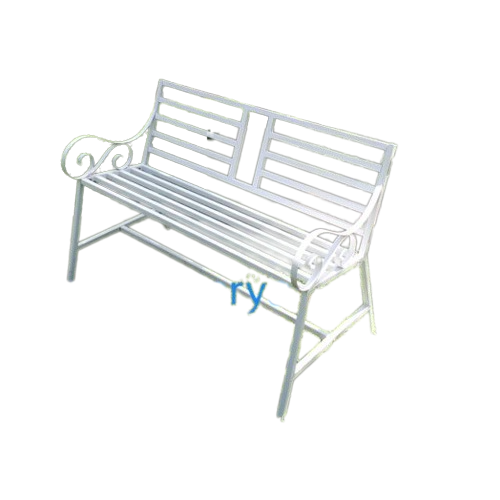 Kursi Taman Besi dengan Sandaran