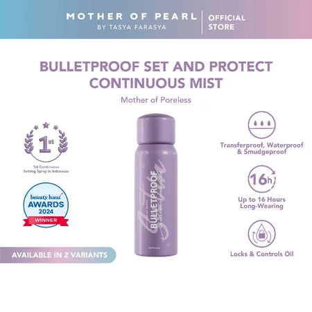 MOP Indonesia Mother of Pearl Bulletproof Set and Protect Continuous Mist Matte